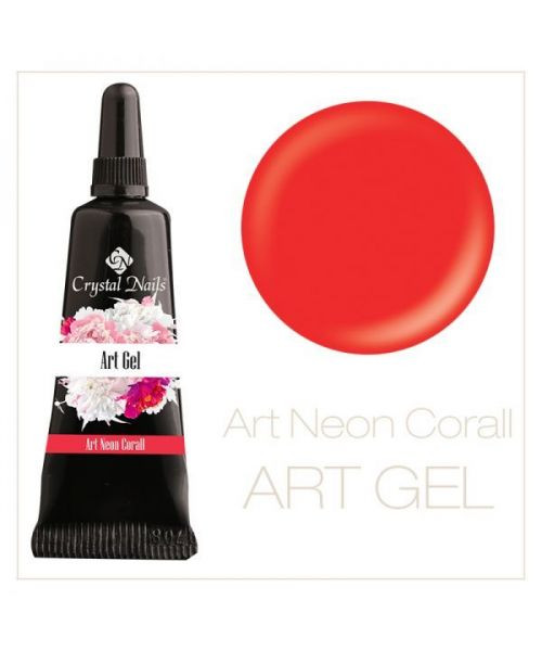 ART GEL NEON CORAL -PASTE ZA RISANJE 5ml