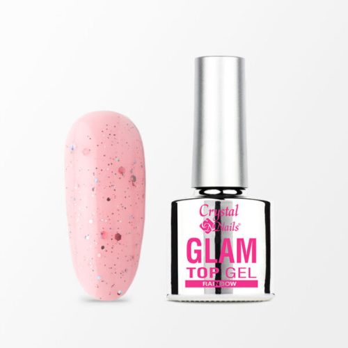 Glam top gel 4ml - Rainbow rose