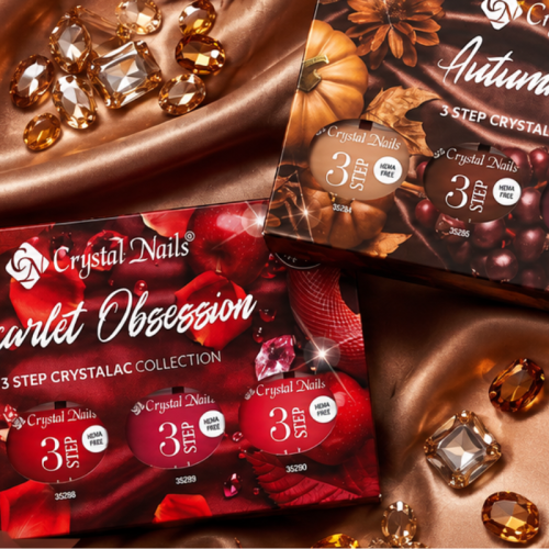 Scarlet Autumn Luxe DUO SET CrystaLac kit 3STEP set